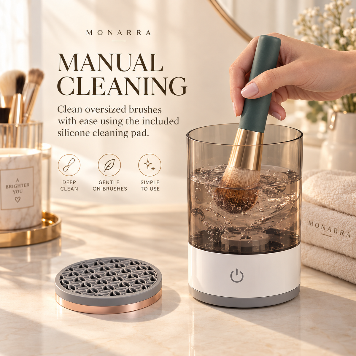 Makeup Brush Cleaner USB C  PLUG